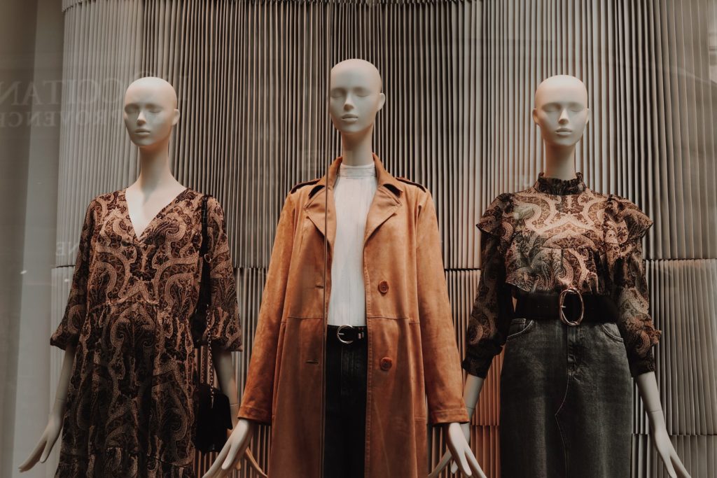 three female mannequins