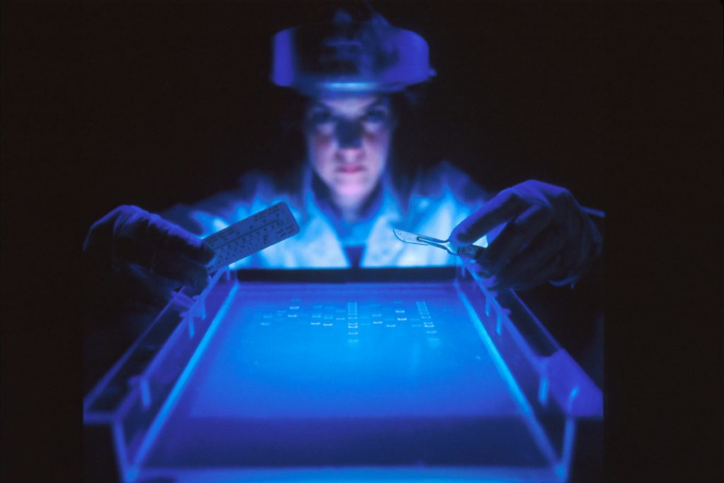 woman in laboratory